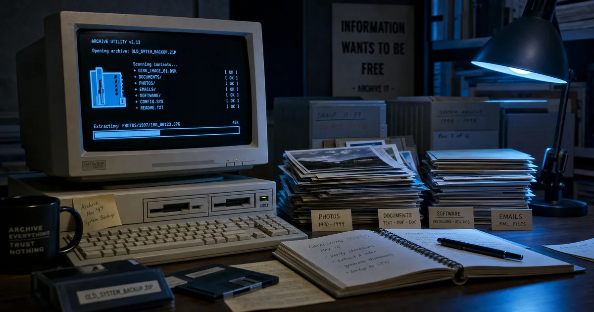 Recovering 20 years from a ZIP: archive catalog at scale