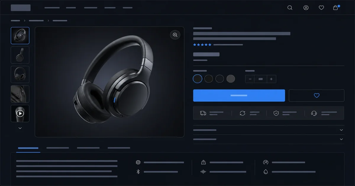 Shopify PDP research: YouTube corpus to ProSpikeFlow dev subdomain